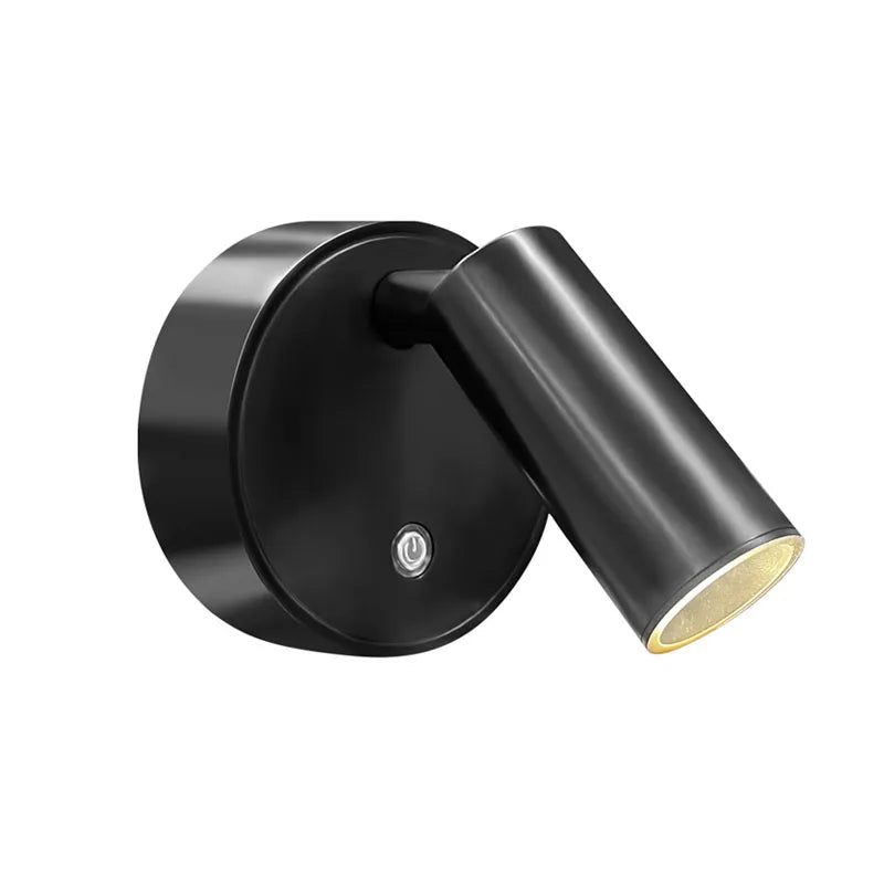 veilleuse led rechargeable interrupteur tactile deco murale moderne chambre noir blanc
