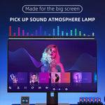 barre lumineuse led rgb écran pc noir bleu violet rose vert moderne clips contrôle