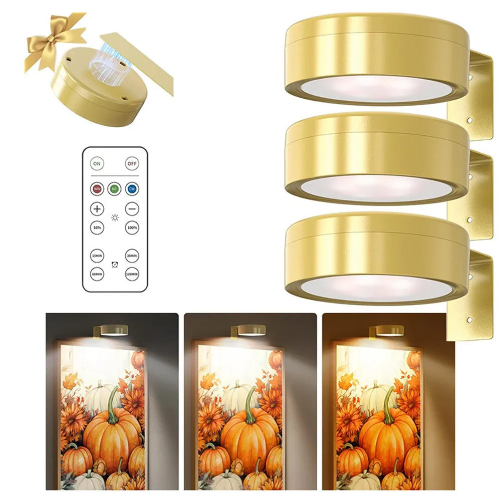 lampe murale led or moderne télécommande éclairage quotidien fixée mur