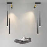 suspension lumineuse or noir moderne minimaliste touch control interrupteur eyelets chambre salon