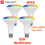 ampoule led intelligente e26 blanc moderne technologique commande vocale wifi couleur lumiere ambre 1700k