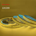 ruban led flexible 240 leds blanc bleu moderne adhésif 12v 24v 50000h