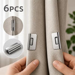 pinces rideau occultant clips argenté fixations réglables accessoires maison modernes durable qualité