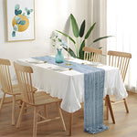 serviette table bleu clair plissée moderne maison Thanksgiving mariage