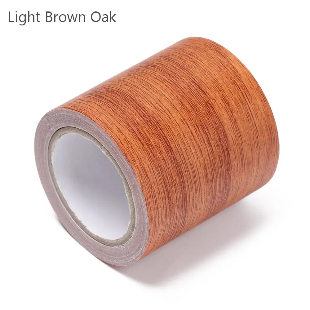 ruban adhésif bois grain rouge foncé gris brun naturel décoratif maison rénovation meubles
