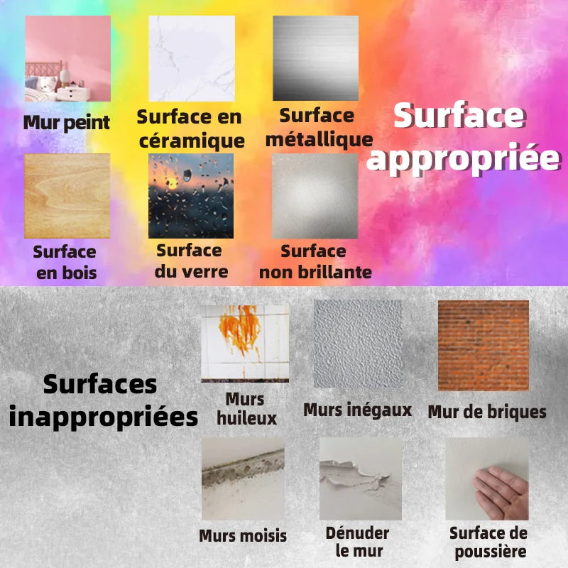 stickers muraux dessin animé soleil souriant arc ciel enfant chambre salon decoration murale jaune