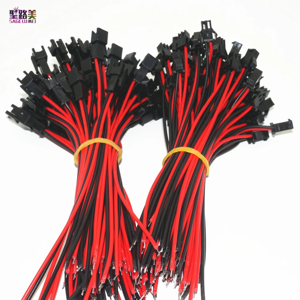 câbles électriques connecteurs led broches noir rouge vert bleu blanc