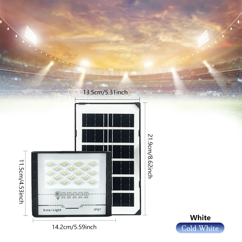 lumière solaire led moderne ip67 noir blanc panneau solaire télécommande capteur mouvement