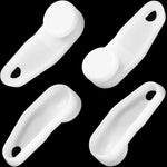 clips rideau plastique blanc moderne accessoire fenêtre 1.3in 0.53in chambre