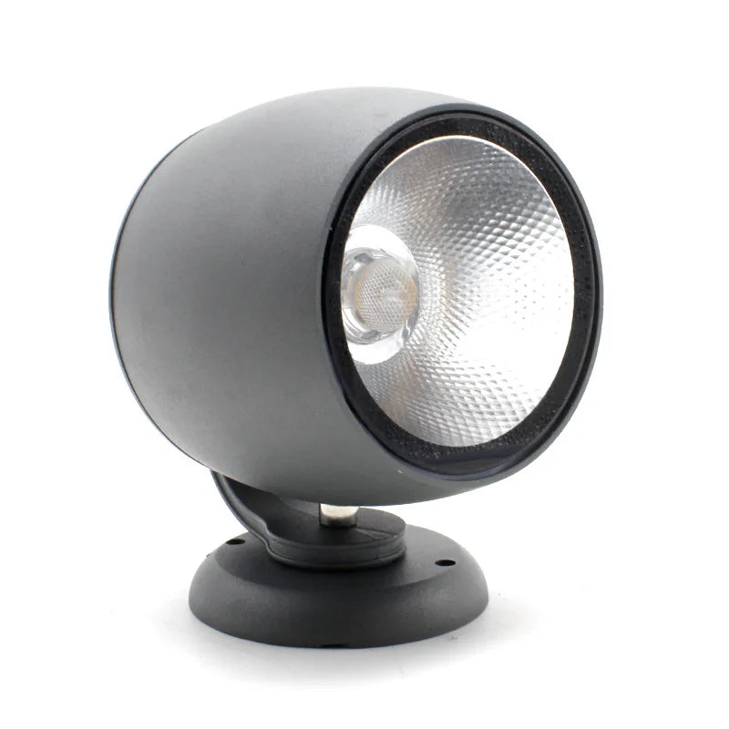 projecteur éclairage extérieur ip65 led 10w 20w 30w moderne gris mat aluminium fixe