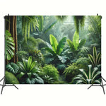 Tapisserie paysage luxuriant chambre jungle