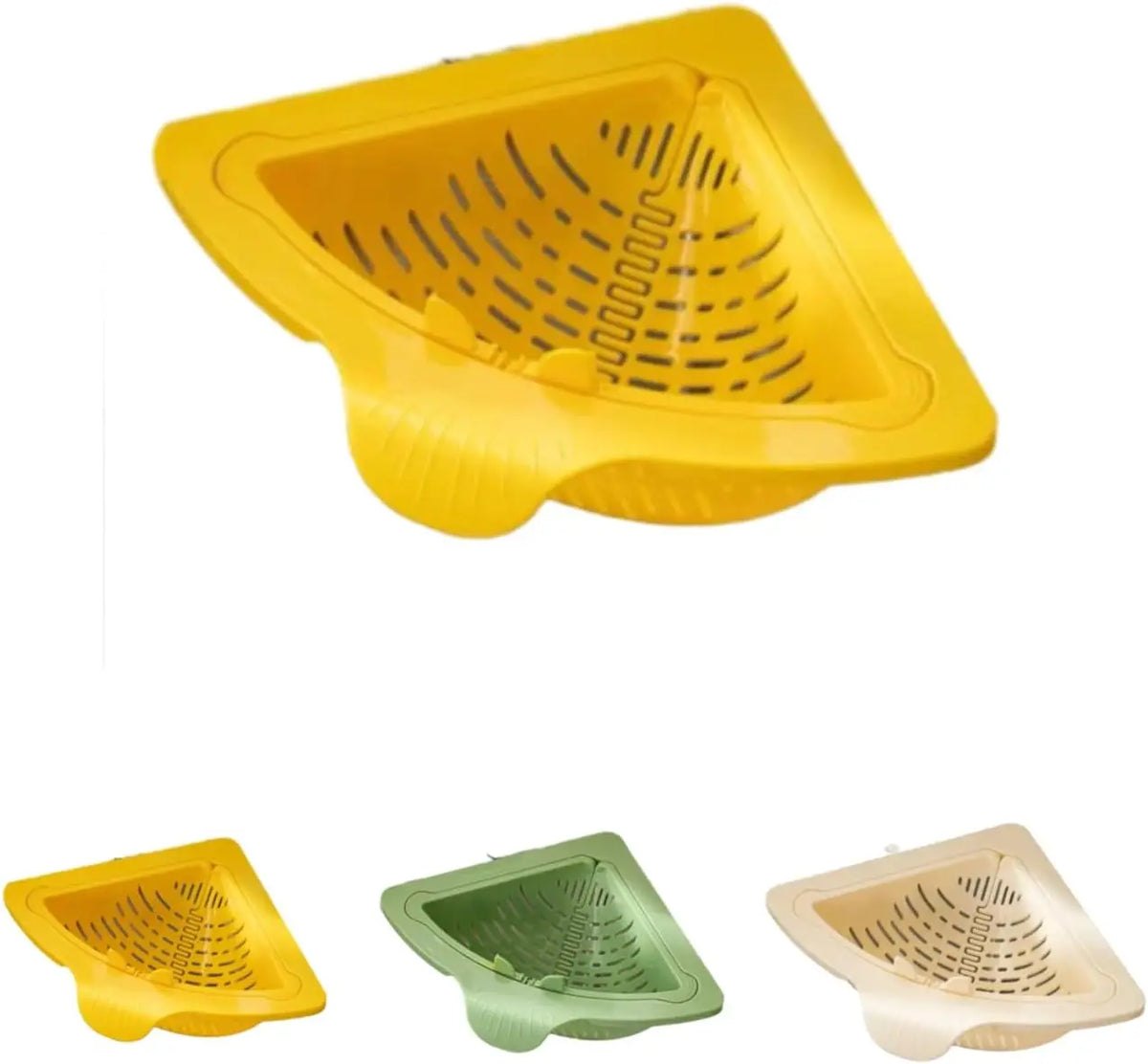 panier cuisine transparent perforé moderne aimants 17cm 9.5cm égouttoir angle suspendu