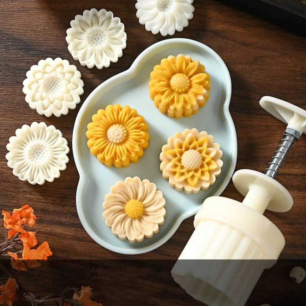 moule biscuits blanc motifs floraux moderne guide taille poignée rotation