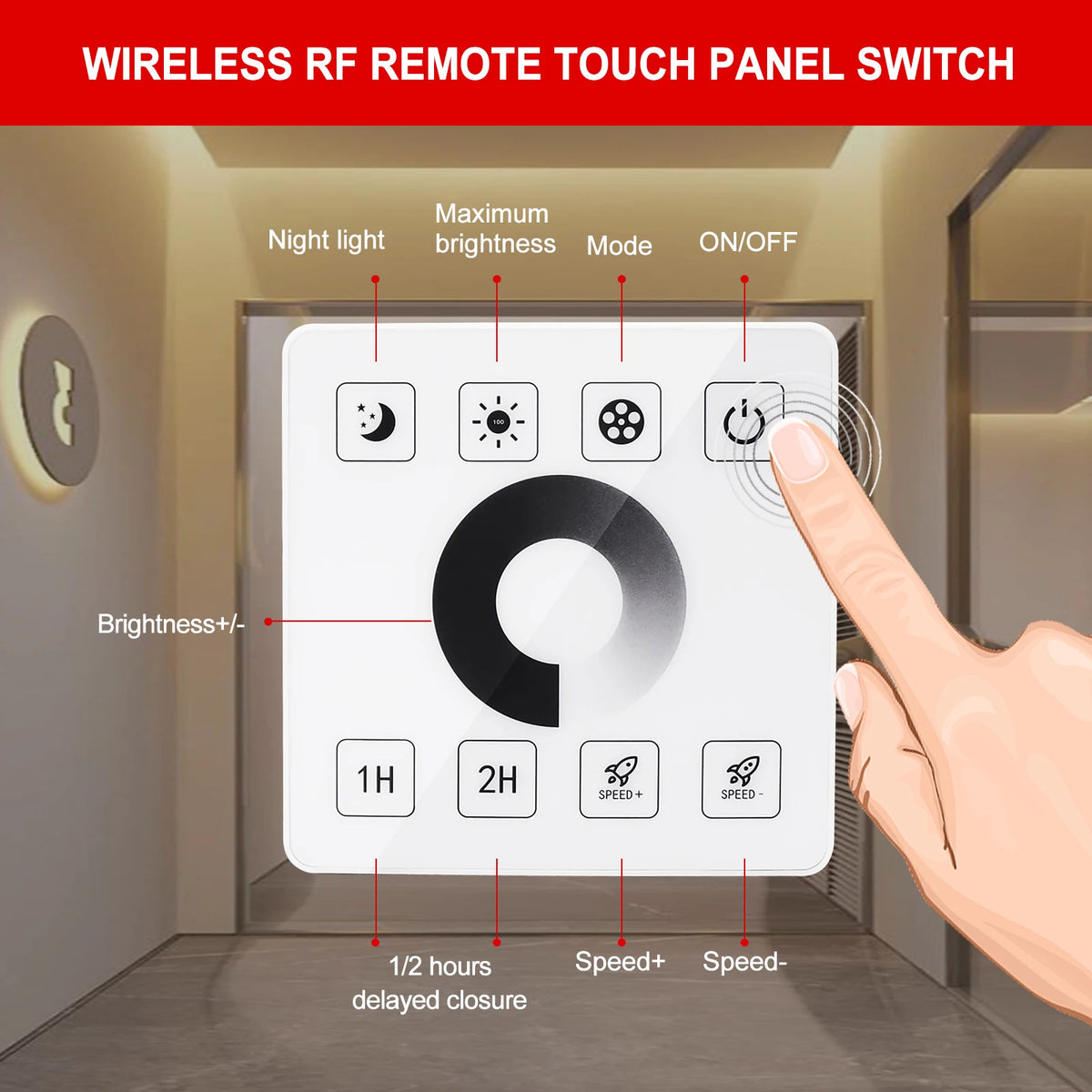 contrôleur led bluetooth wifi 750w 23touches télécommande ir moderne blanc