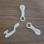 rideau polonais clips fixation blanc moderne garde corps poteaux plastique simple opaquet