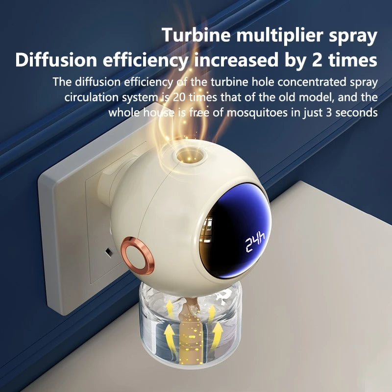 diffuseur insecticide moderne anti moustiques sans odeur ultrasons 20m² 30m² recharge liquide