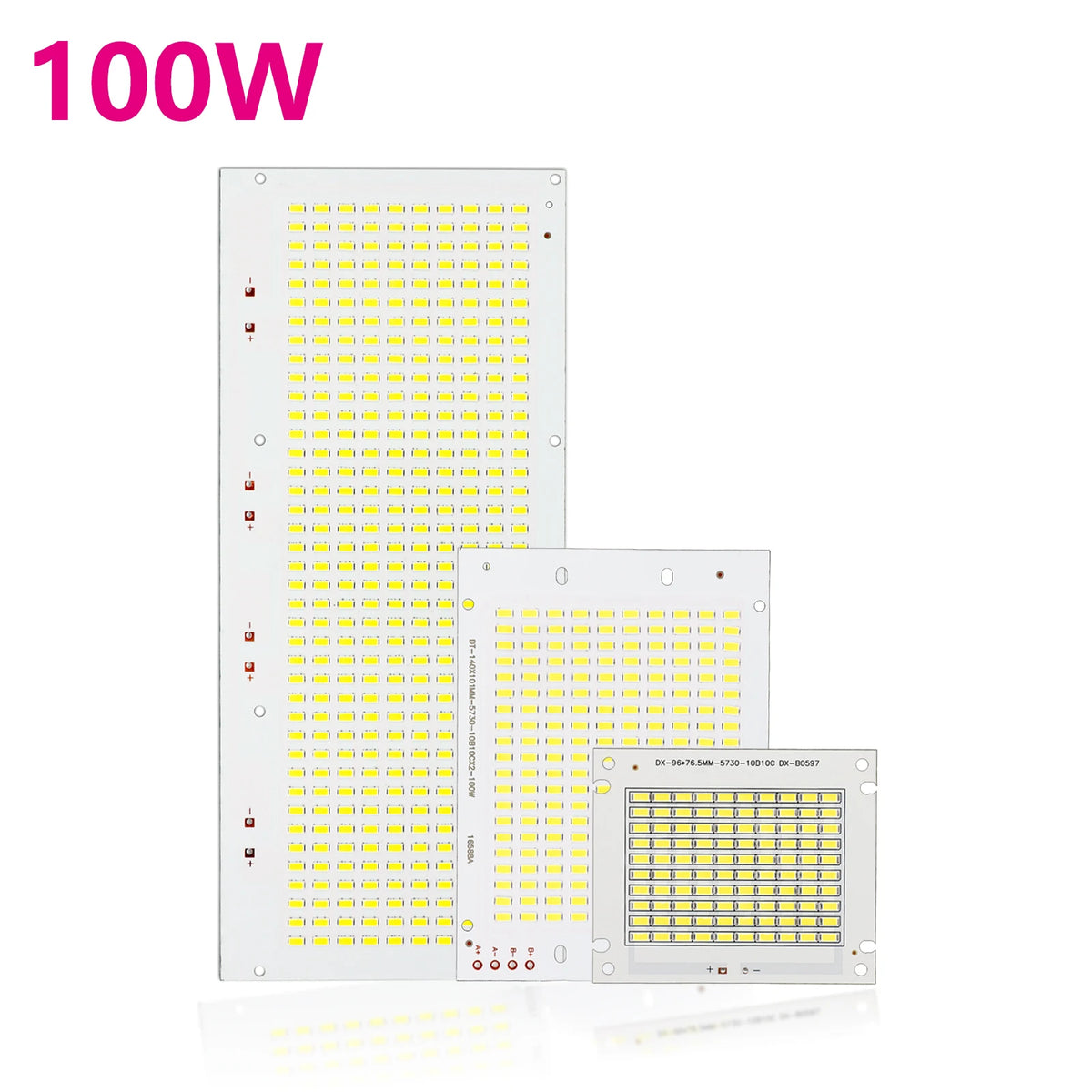 Panneau LED 32 36V blanc moderne 10W 20W 30W 50W matrice diodes aluminium pcb