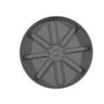 assiettes jardinage modernes plastique vert foncé gris blanc rayons opaques multifonctionnelles
