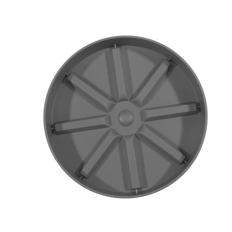 assiettes jardinage modernes plastique vert foncé gris blanc rayons opaques multifonctionnelles