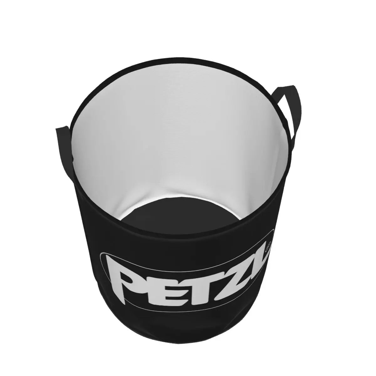 panier linge pliable polyester noir blanc logo petzl utilitaire décontracté chambre cuisine jouet livre.storage