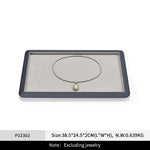 plateau présentation bijoux cuir velours strass classique bracelet boucles oreilles bagues colliers portable festival