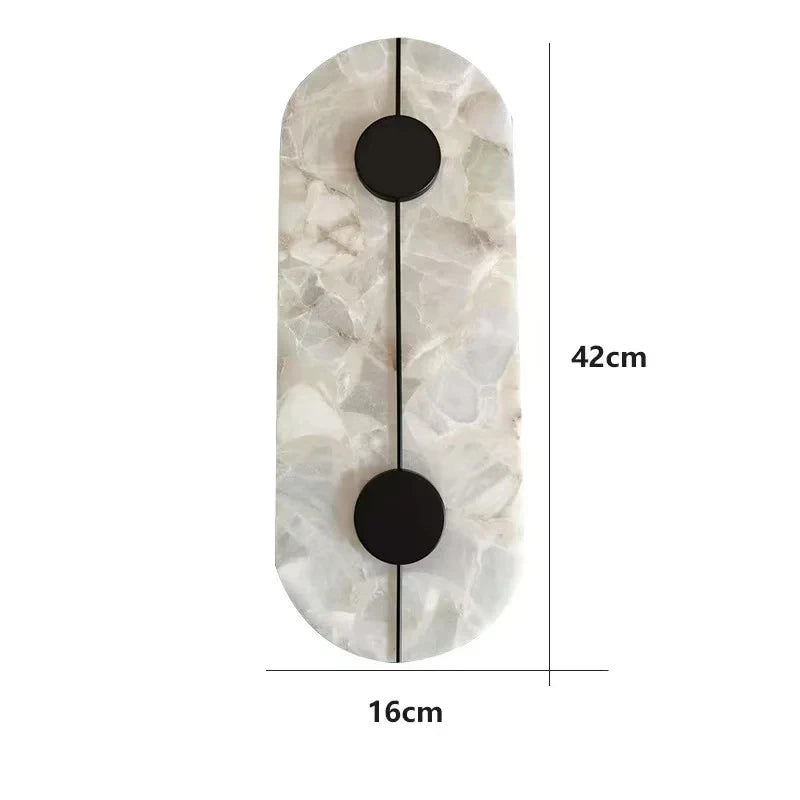 applique murale moderne marbre blanc doré élégante murale led flux lumineux chambre salon