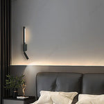 lampe murale réglable led moderne minimaliste blanc noir chambre cuisine salon
