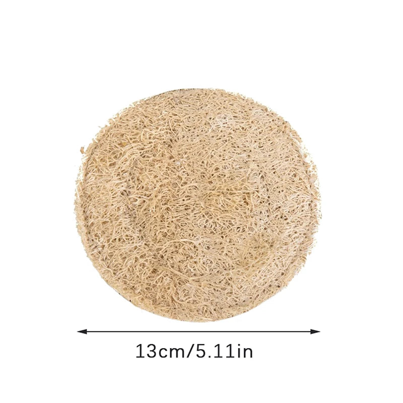serviettes table naturelles fibre bambou texture rugueuse couleur beige clair rustique dimensions 8cm 10cm