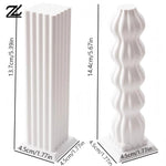 lampe décorative miniature moderne résine blanche motif vertical 3d lumineuse chambre salon