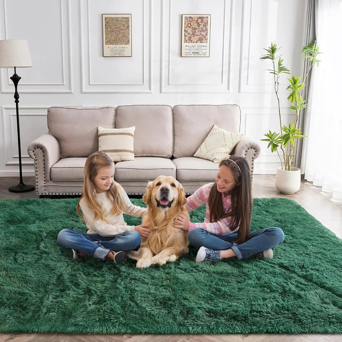 tapis moderne vert foncé doux fourré salon chambre balcon adhésif polyeste qualité spécialité moisture