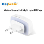 lampe nuit led blanc moderne capteur mouvement adhésif interrupteur manuel auto off night cold