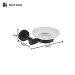 accessoires salle bain noir mat modernes fixations papier toilette verre dents brosse dents
