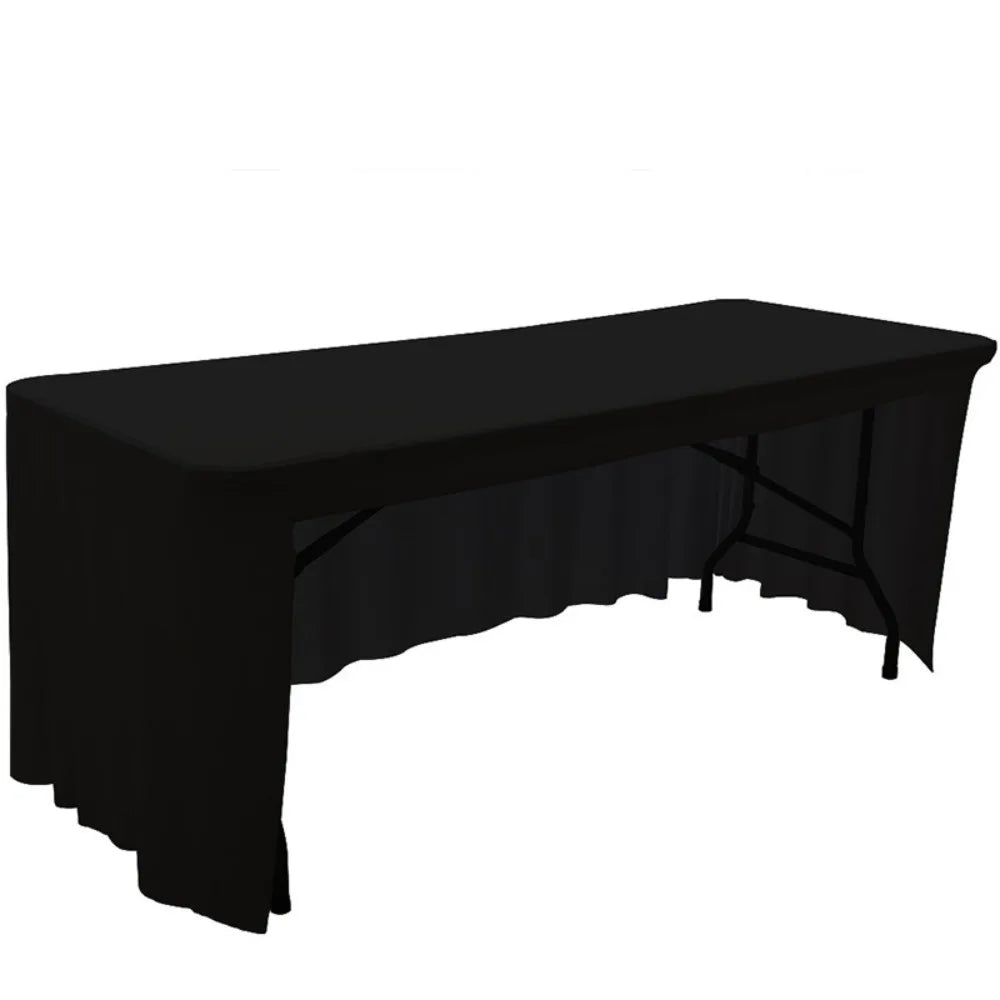 housse table pliante extensible clips fixation poignées table rectangulaire