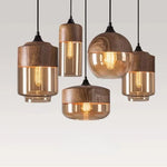 Suspension lumineuse moderne verre translucide câble noir salon chambre