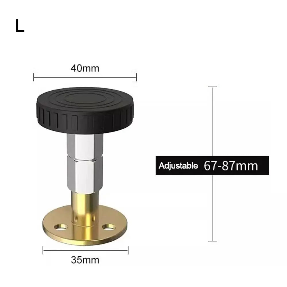 pieds meuble réglables moderne noir doré adhésif armoire canapé lit table fixateur instructions