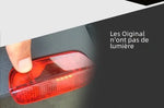 feu arrière voiture rouge adhésif led batterie aaa papier gommé autocollant réfléchissant moderne transparent