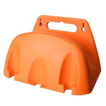 support mural tuyau arrosage rangement jardin noir orange fonctionnel fixations trou vis plastique