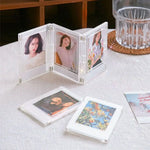 cadres photo transparents modernes miniatures multicolores 6.2cm 8.8cmversible