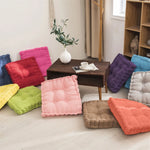 coussin carré coton épais couleurs modernes siège anti décubitus massage mémoire mousse PU polyester