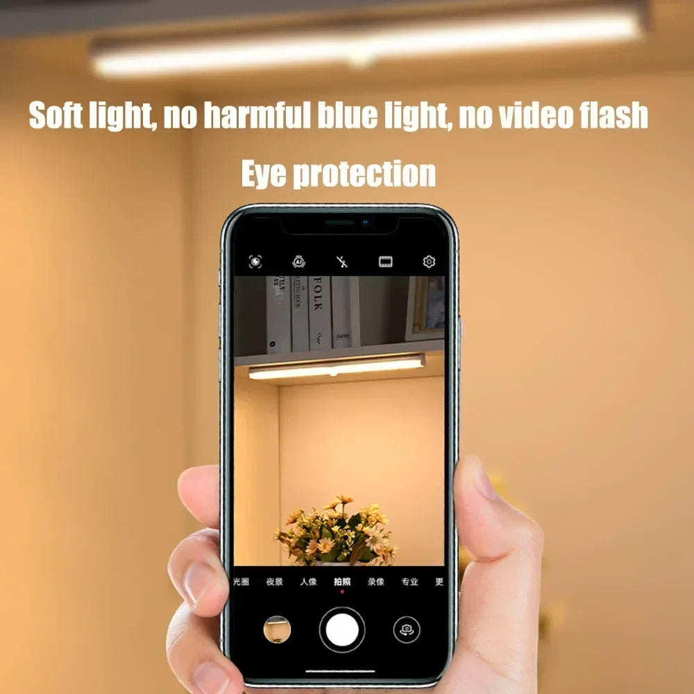 lampe led sans fil détecteur mouvement rechargeable usb decoration chambre moderne minimaliste