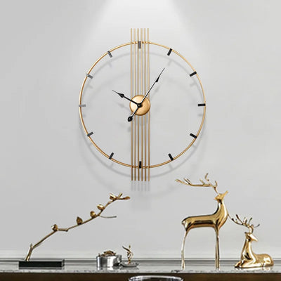 Horloge murale 60 cm blanche design nordique salon