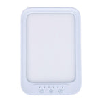lampe led lumière jour 20000 lux veilleuse rectangulaire blanc moderne minuterie mémoire couleurs niveaux
