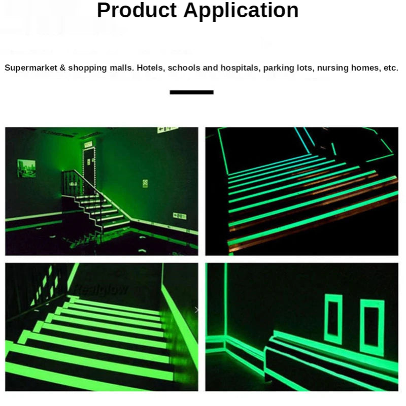 ruban lumineux vert fluo auto adhésif 3m 5m décor moderne stickers