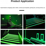 ruban lumineux vert fluo auto adhésif 3m 5m décor moderne stickers