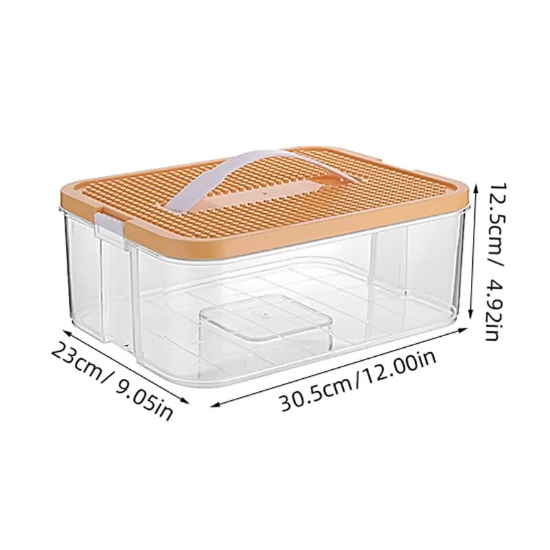 boîtes rangement empilables transparentes multicolores blocs construction clips fixations moderne jouets enfants