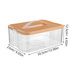 boîtes rangement empilables transparentes multicolores blocs construction clips fixations moderne jouets enfants