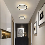 lampe couloir moderne blanc noir rond carré pentagone