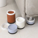 rondelles protection meubles adhésives anti dérapantes noir blanc gris marron modernes 8.6x8.6x5.5cm 8.6x8.6x9.5cm