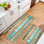 tapis cuisine moderne motif fleurs texturé polyester antidérapant lavable intérieur extérieur
