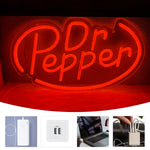 enseigne néon burger kebab pizza dr pepper hot moderne rétro cuisine affaires